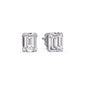 Emerald Cut Diamond Stud Earrings Fascinating Diamonds