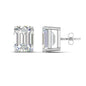 Emerald Cut Diamond Stud Earrings Fascinating Diamonds