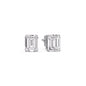 Emerald Cut Diamond Stud Earrings Fascinating Diamonds