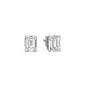 Emerald Cut Diamond Stud Earrings Fascinating Diamonds