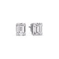 Emerald Cut Diamond Stud Earrings Fascinating Diamonds