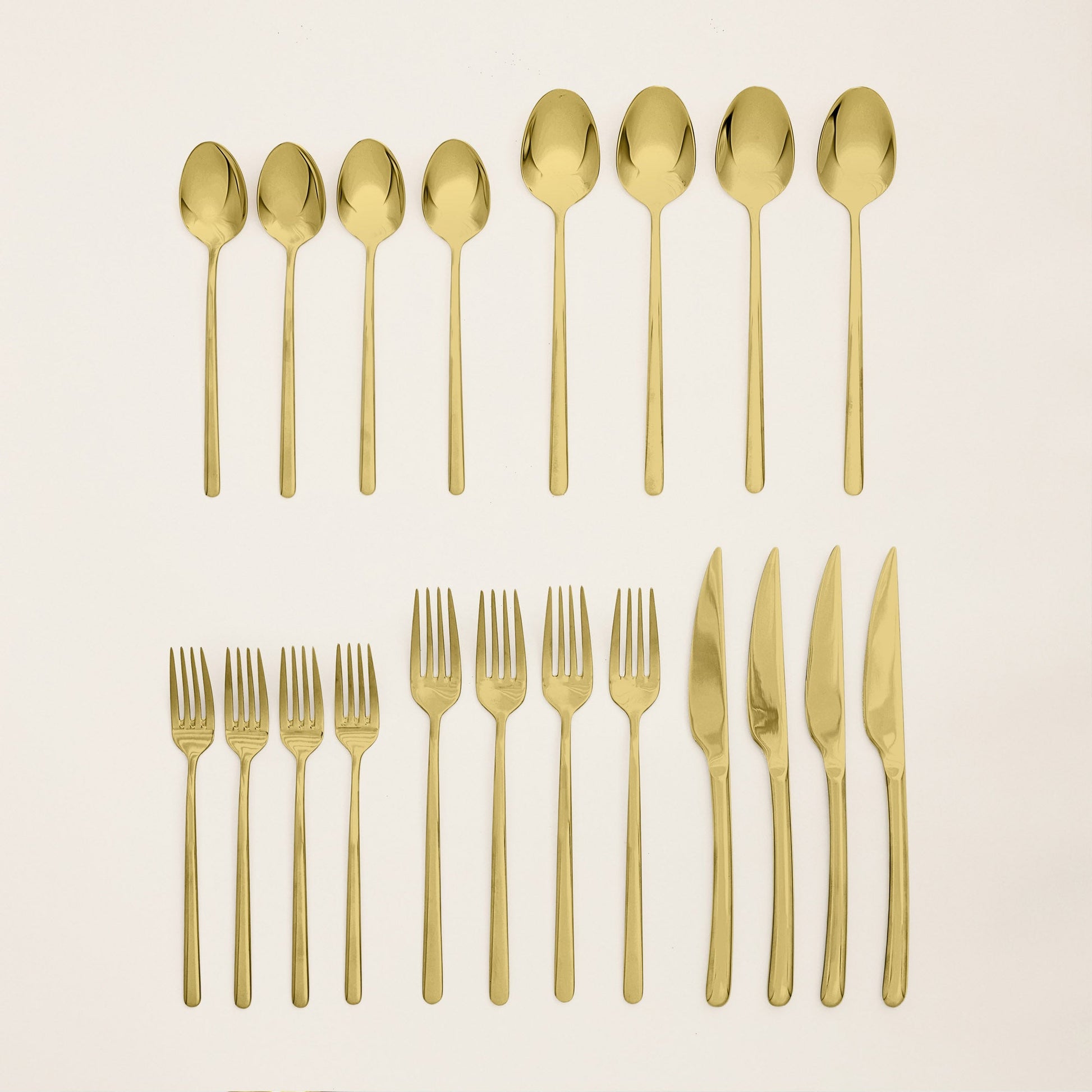 Emilia Mirror 20-Piece Flatware Set Italic
