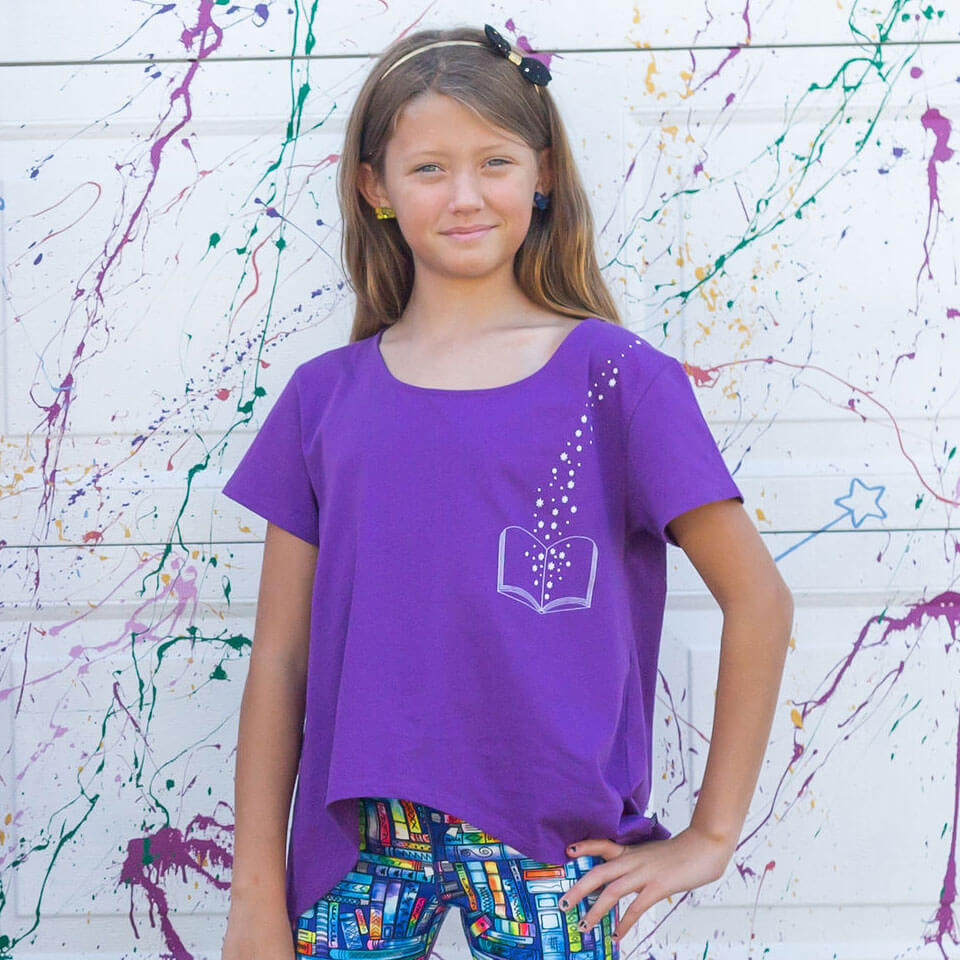 Emily Dickinson Short Sleeve Shirt Princess Awesome & Boy Wonder