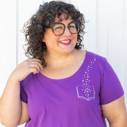 Adult Emily Dickinson Short Sleeve Shirt Princess Awesome & Boy Wonder