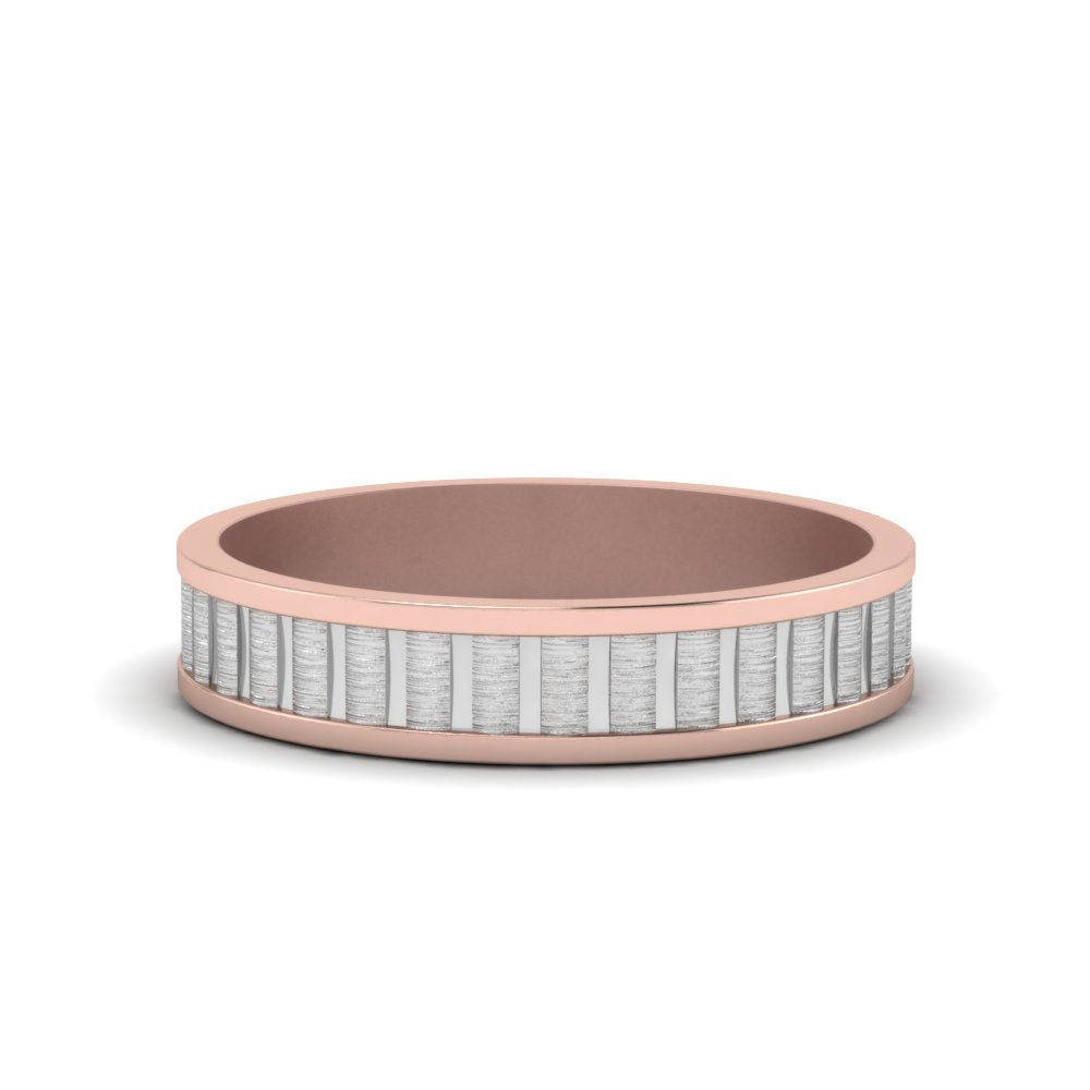 Vertical Satin Band Fascinating Diamonds