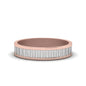 Vertical Satin Band Fascinating Diamonds