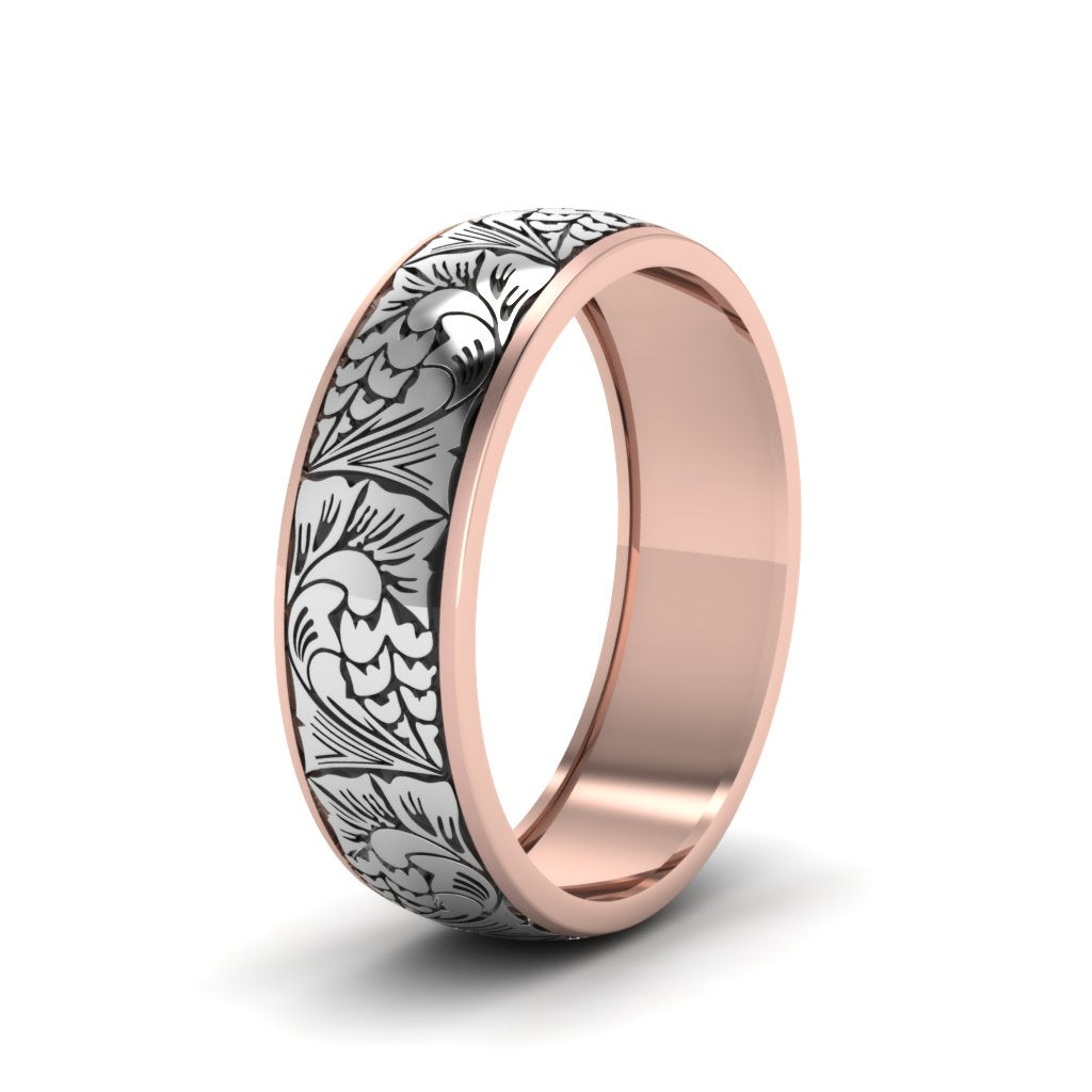 Intricate Pattern Band Fascinating Diamonds