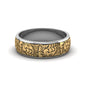 Engraved Mens Wedding Band Fascinating Diamonds