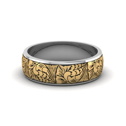 Intricate Pattern Band Fascinating Diamonds