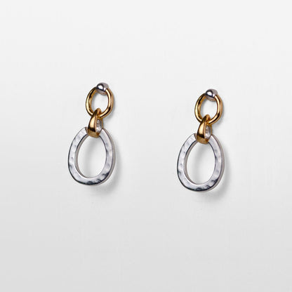 Equinox - Equestrian Horseshoe Earring Two Tone Urban-Equestrian