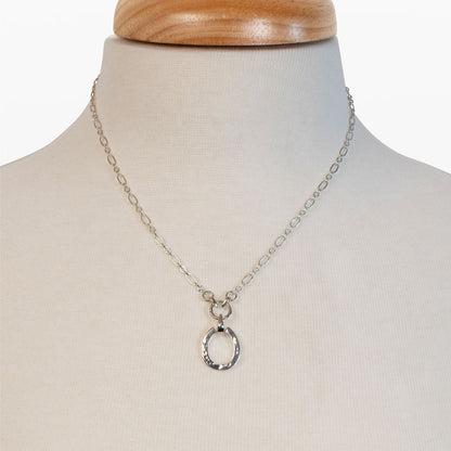 Equinox- Equestrian Horseshoe Necklace in Silver Urban-Equestrian