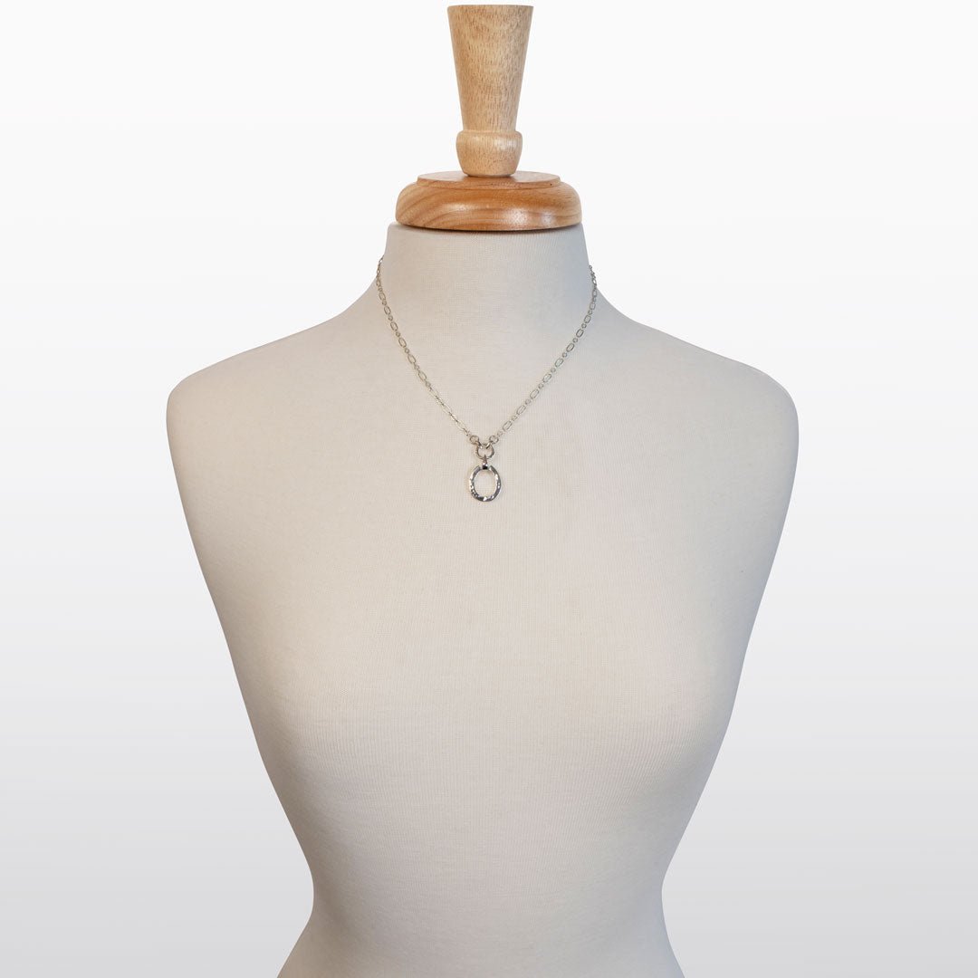 Equinox- Equestrian Horseshoe Necklace in Silver Urban-Equestrian