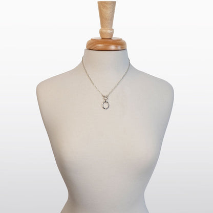 Equinox- Equestrian Horseshoe Necklace in Silver Urban-Equestrian