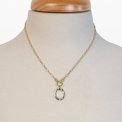 Equinox - Two Tone Equestrian Horseshoe Necklace Urban-Equestrian