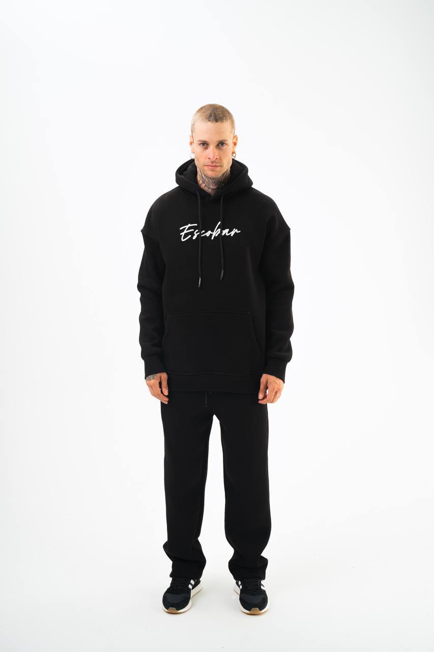 Oversize 'Escobar' Graphic Hoodie - Streetwear Hooded Sweatshirt 'Plata o Plomo' Withinblack