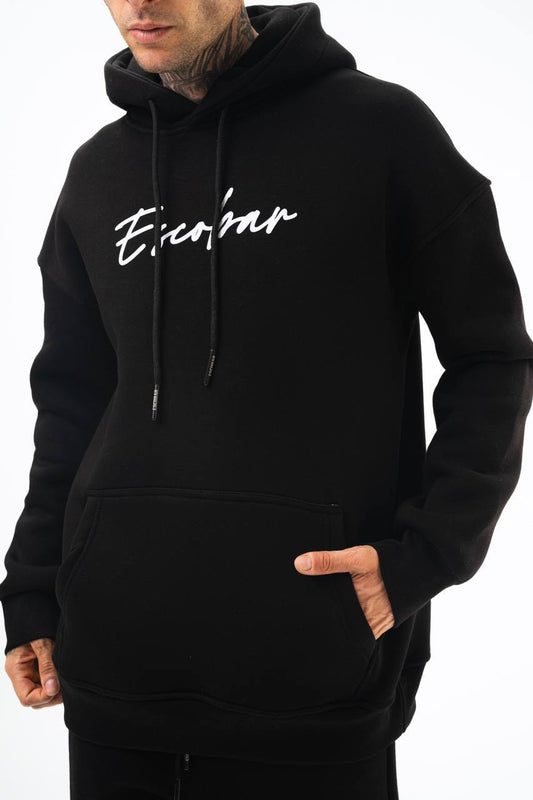 Oversize 'Escobar' Graphic Hoodie - Streetwear Hooded Sweatshirt 'Plata o Plomo' Withinblack