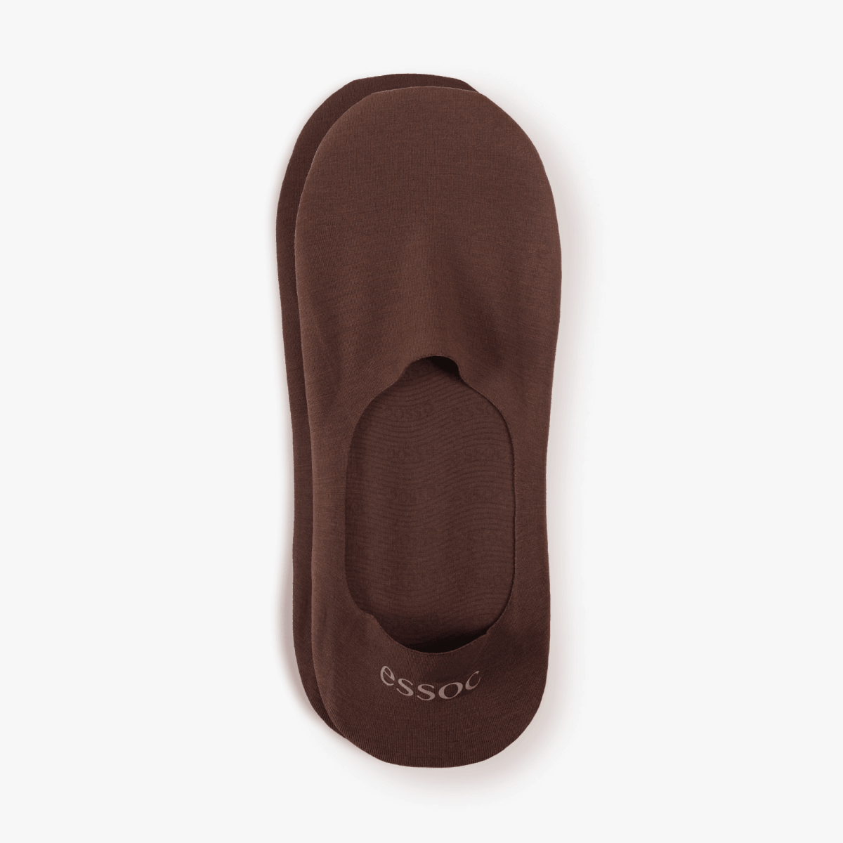 Unisex Cotton No Show Socks | Espresso Brown essoc