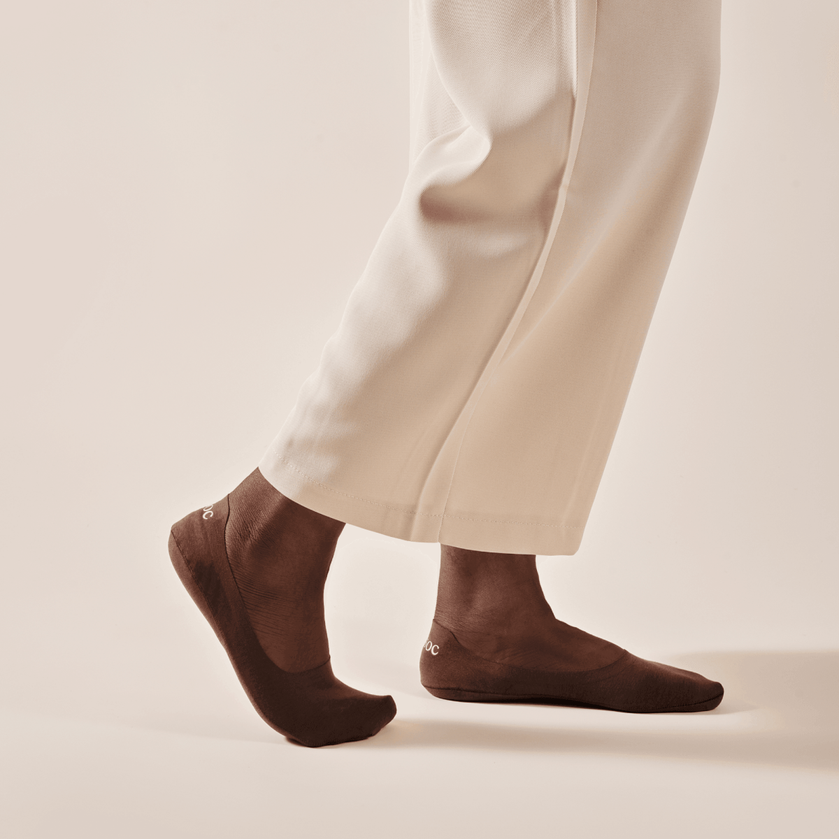 Unisex Cotton No Show Socks | Espresso Brown essoc