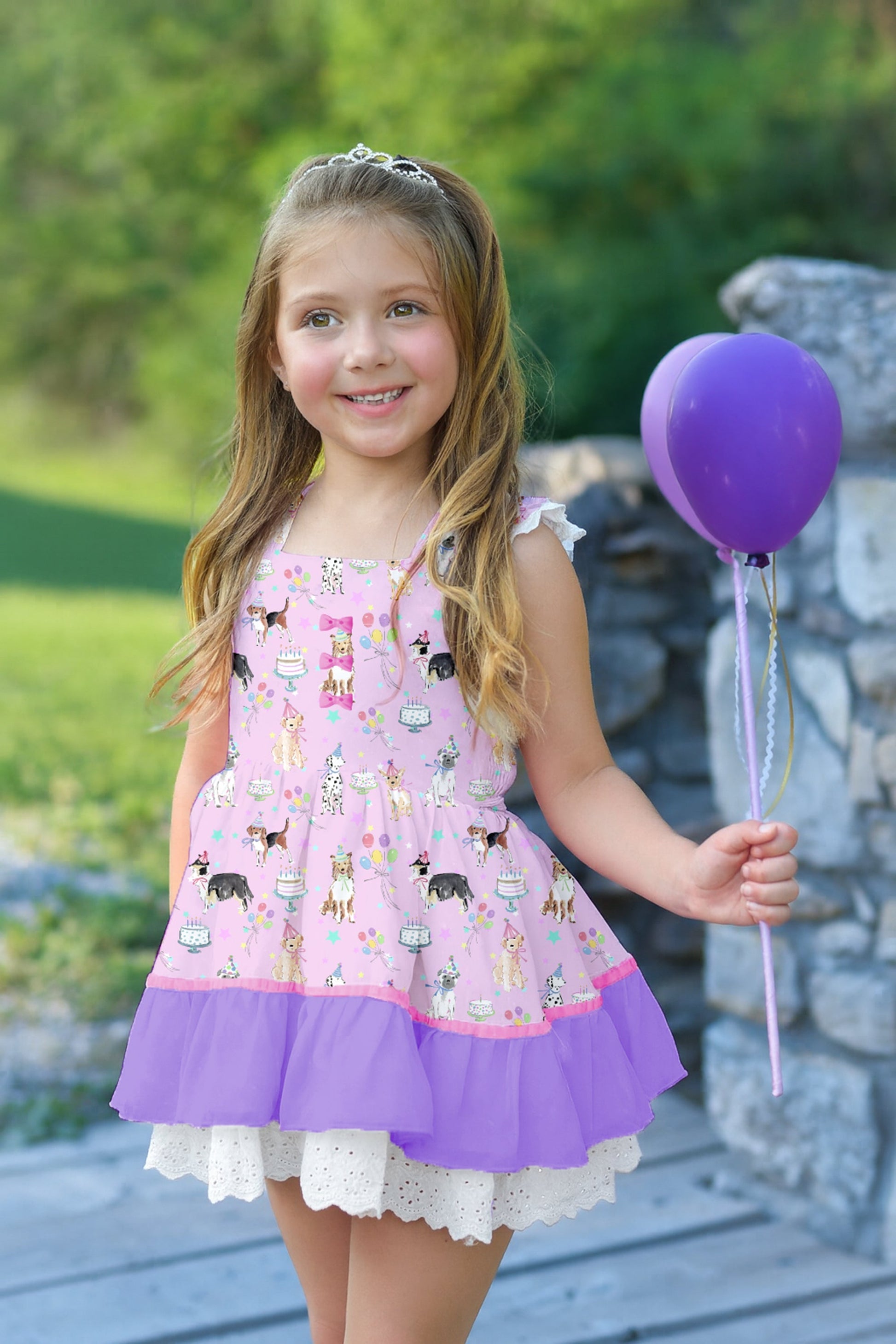 Evelyn Tunic Set - Party Pups Remix Always In Bloom Clothing Co