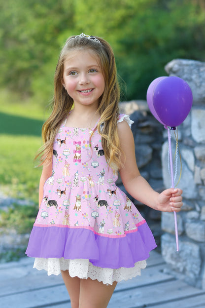 Evelyn Tunic Set - Party Pups Remix Always In Bloom Clothing Co