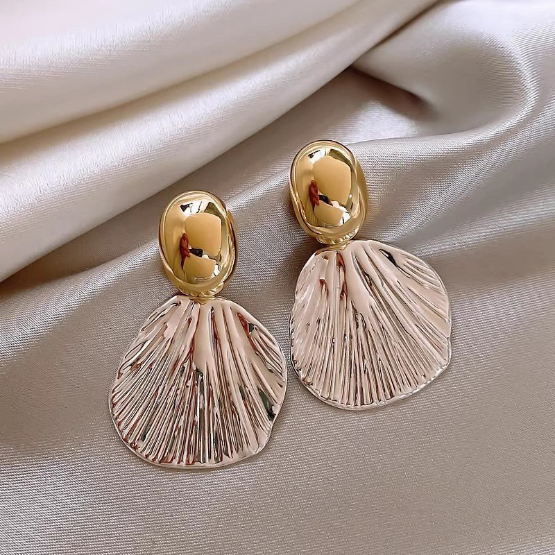 Everyday Chic Artisan Texture Drop Earrings (MAC323) Mariam's Collection