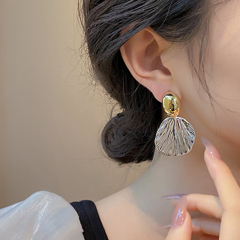 Everyday Chic Artisan Texture Drop Earrings (MAC323) Mariam's Collection