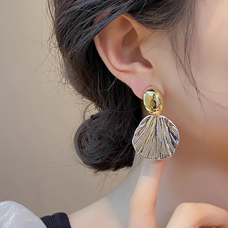 Everyday Chic Artisan Texture Drop Earrings (MAC323) Mariam's Collection