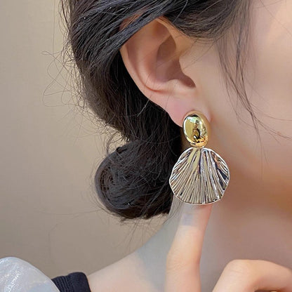 Everyday Chic Artisan Texture Drop Earrings (MAC323) Mariam's Collection