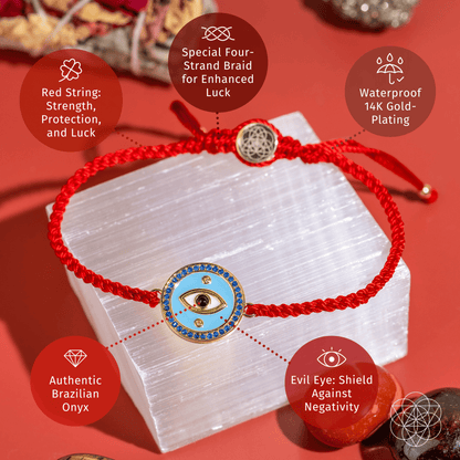 Evil Eye Guardian - Four-Strand Red String Bracelet Conscious Items