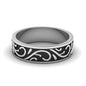 Exquisite Design Mens Band Fascinating Diamonds