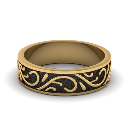 Exquisite Design Mens Band Fascinating Diamonds