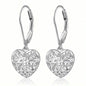 Exquisite Hollow Heart-Shaped Hoop Earrings