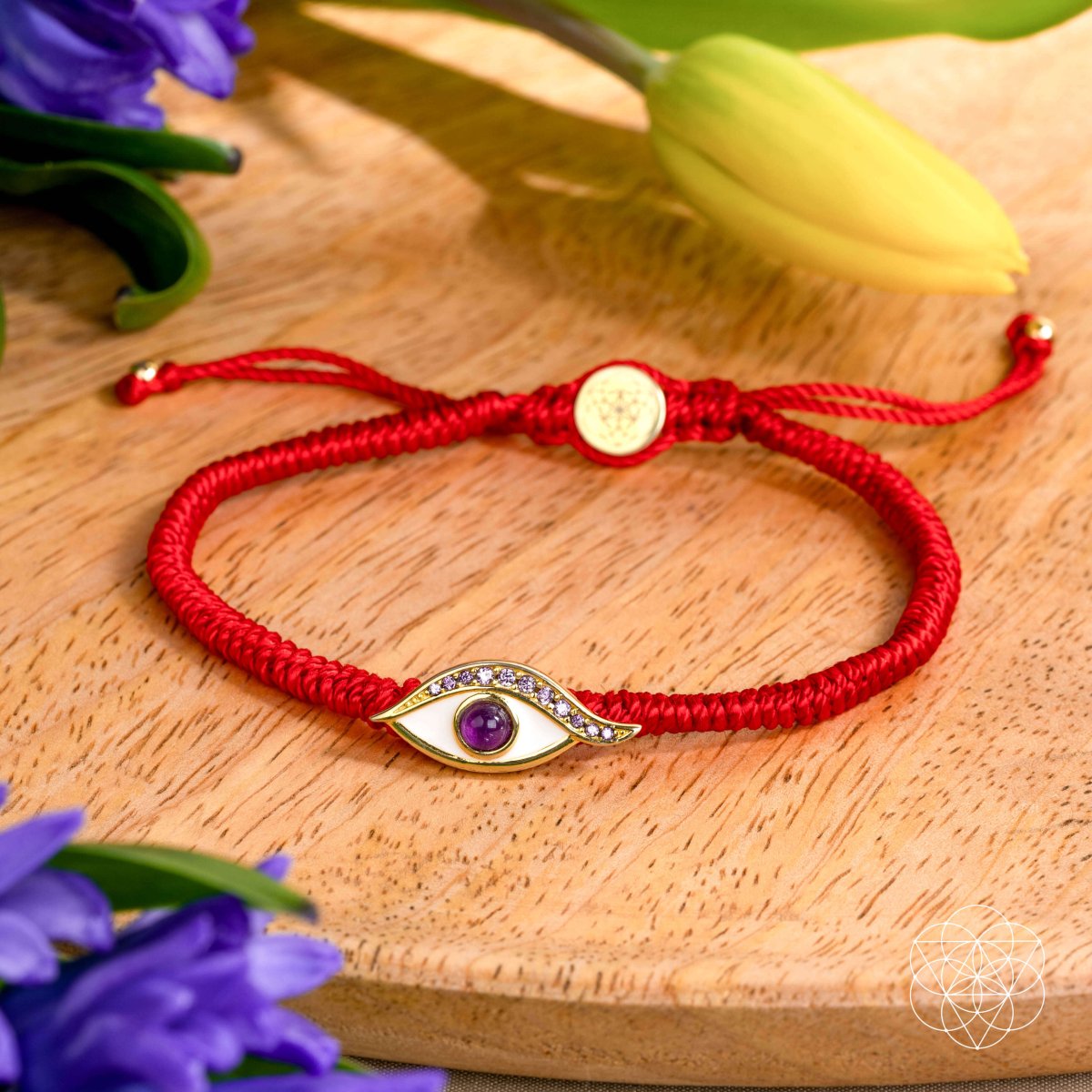 Eye of Spiritual Protection - Four-Strand Red String Bracelet Conscious Items