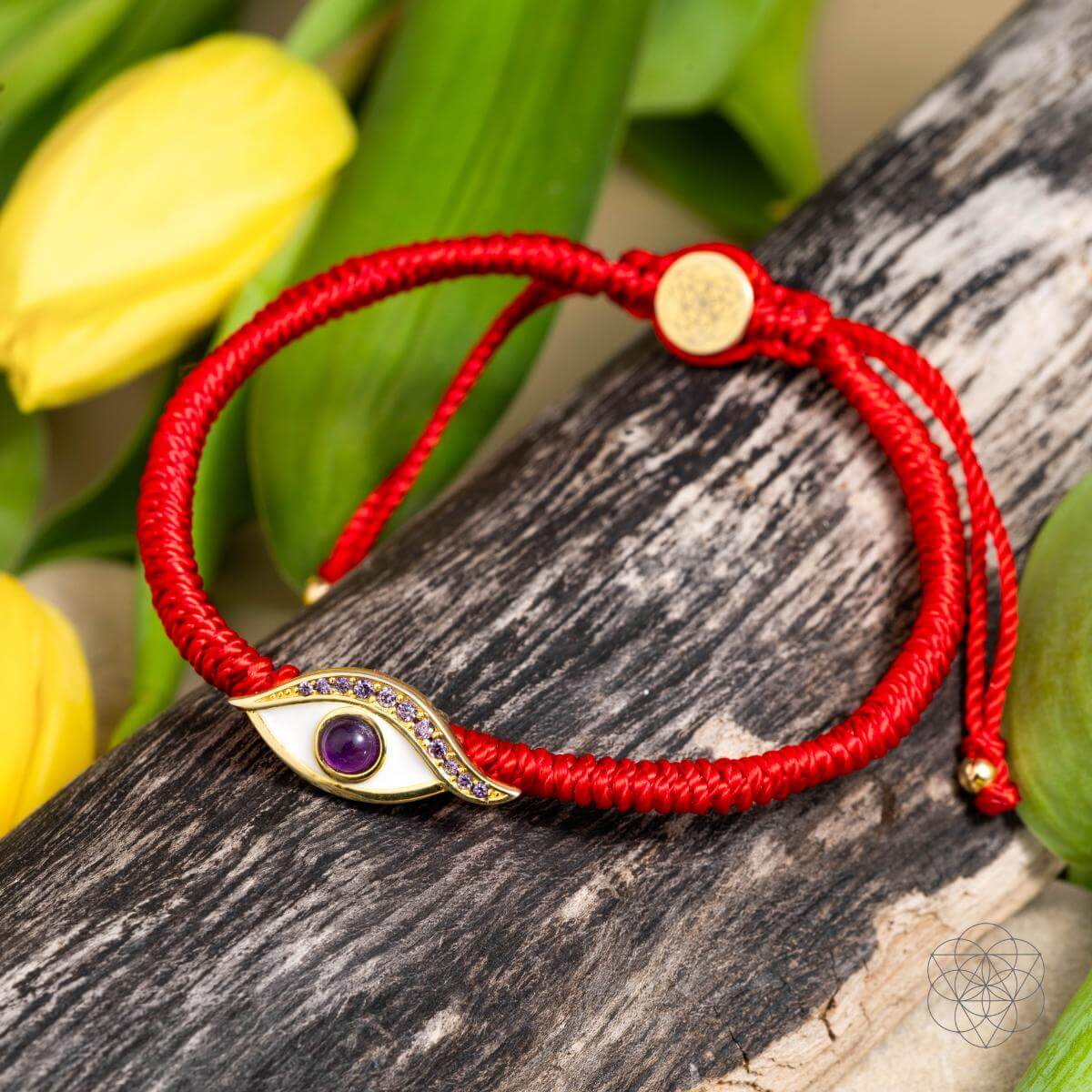 Eye of Spiritual Protection - Four-Strand Red String Bracelet Conscious Items
