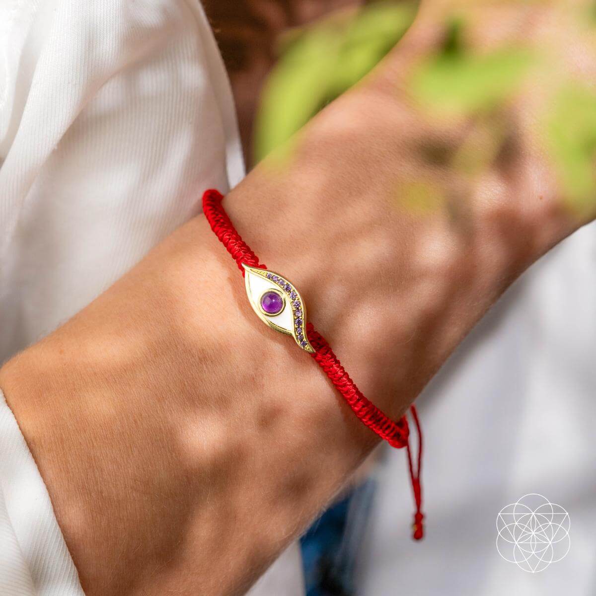 Eye of Spiritual Protection - Four-Strand Red String Bracelet Conscious Items