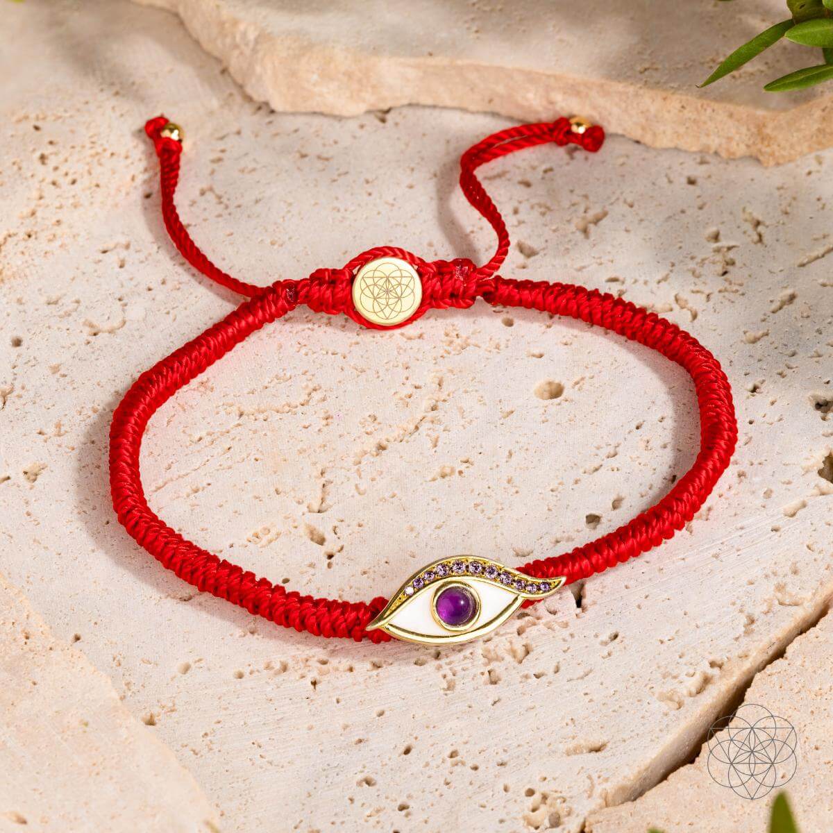 Eye of Spiritual Protection - Four-Strand Red String Bracelet Conscious Items