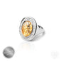 Eye of The Sun - Silver Aura Ring of Attraction Conscious Items