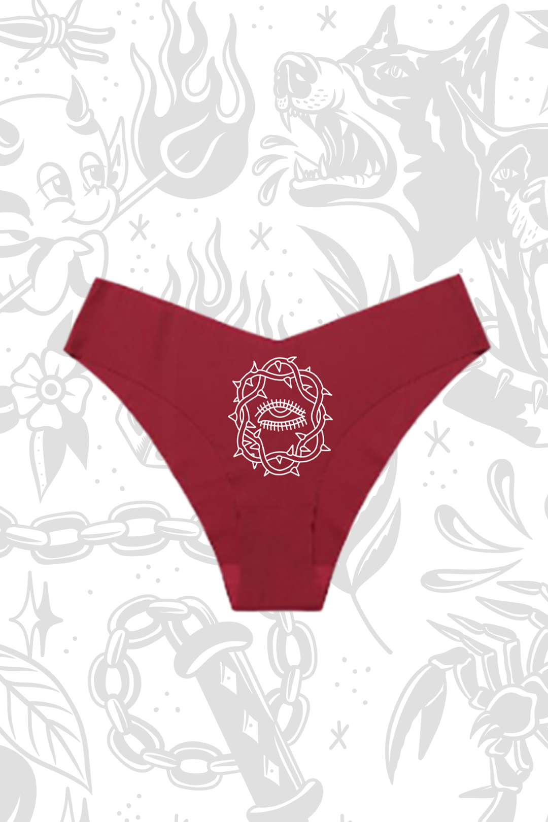 Iris V-Cut Cheeky Panties Thrash Happy