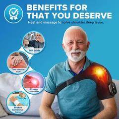 Neck and shoulder massager with heat SmartPursue™