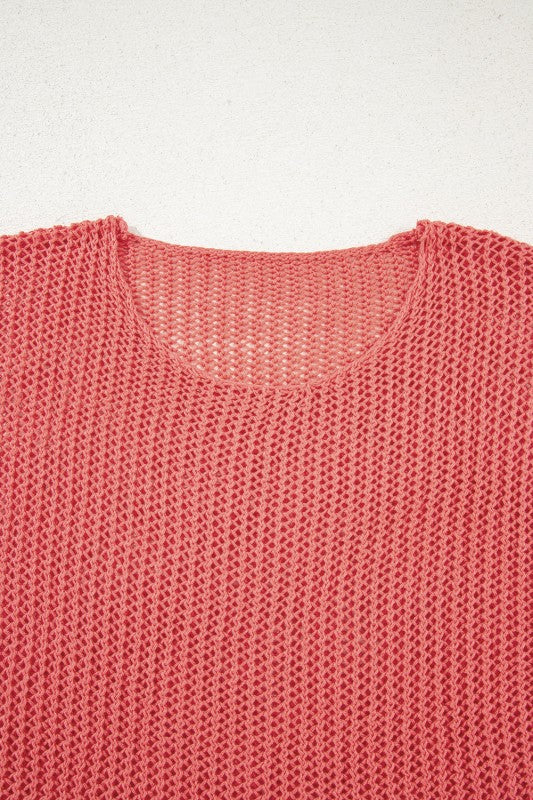 Solid Crochet Hollow-Out Sweater Shop Style & More | Fresh Looks, Everyday Deals & Free Shipping