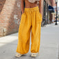 Women's High-Waist Wide-Leg Pants with Tie Waist & Pockets – 8 Colors FitiqueFit