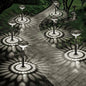 Transform Your Outdoor Space with Rirool's 6 Pack Dual Mode Waterproof Solar Pathway Lights - Illuminate Your Walkway, Garden, and Patio in Stunning White & Multi-Color!