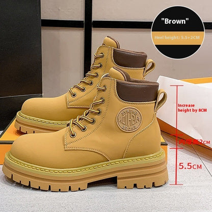 Women’s Genuine Leather Martin Boots FitiqueFit