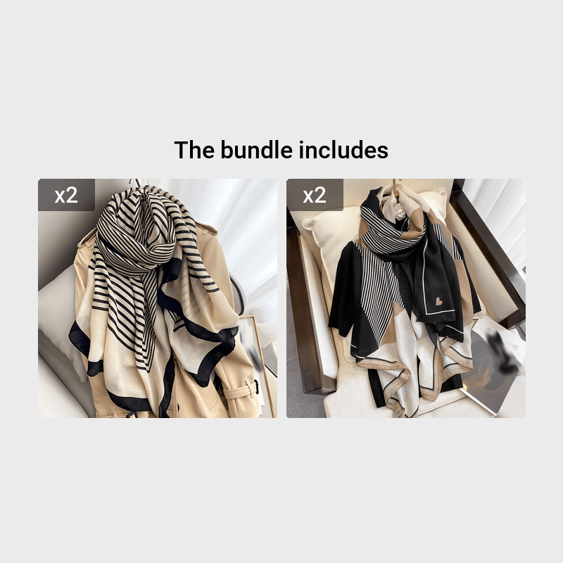 Imitation Scarf For Women Winter Warm Scarf Shawl Neckerchief Lightweight Shawl Wrap NovaCart