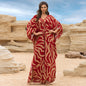 Fashion Personalized Cotton Printed Beach Dress Women Grayceful LLC