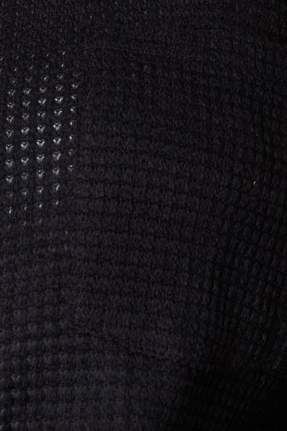 Double Take Waffle-Knit Collared Neck Dropped Shoulder Shirt New Era Fashion LLc