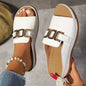 Chain Wedge Platform Peep-Toe Sandals – 5 Colors EU 36–45 FitiqueFit