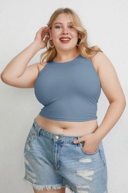 Basic Bae Full Size Round Neck Slim Tank New Era Fashion LLc