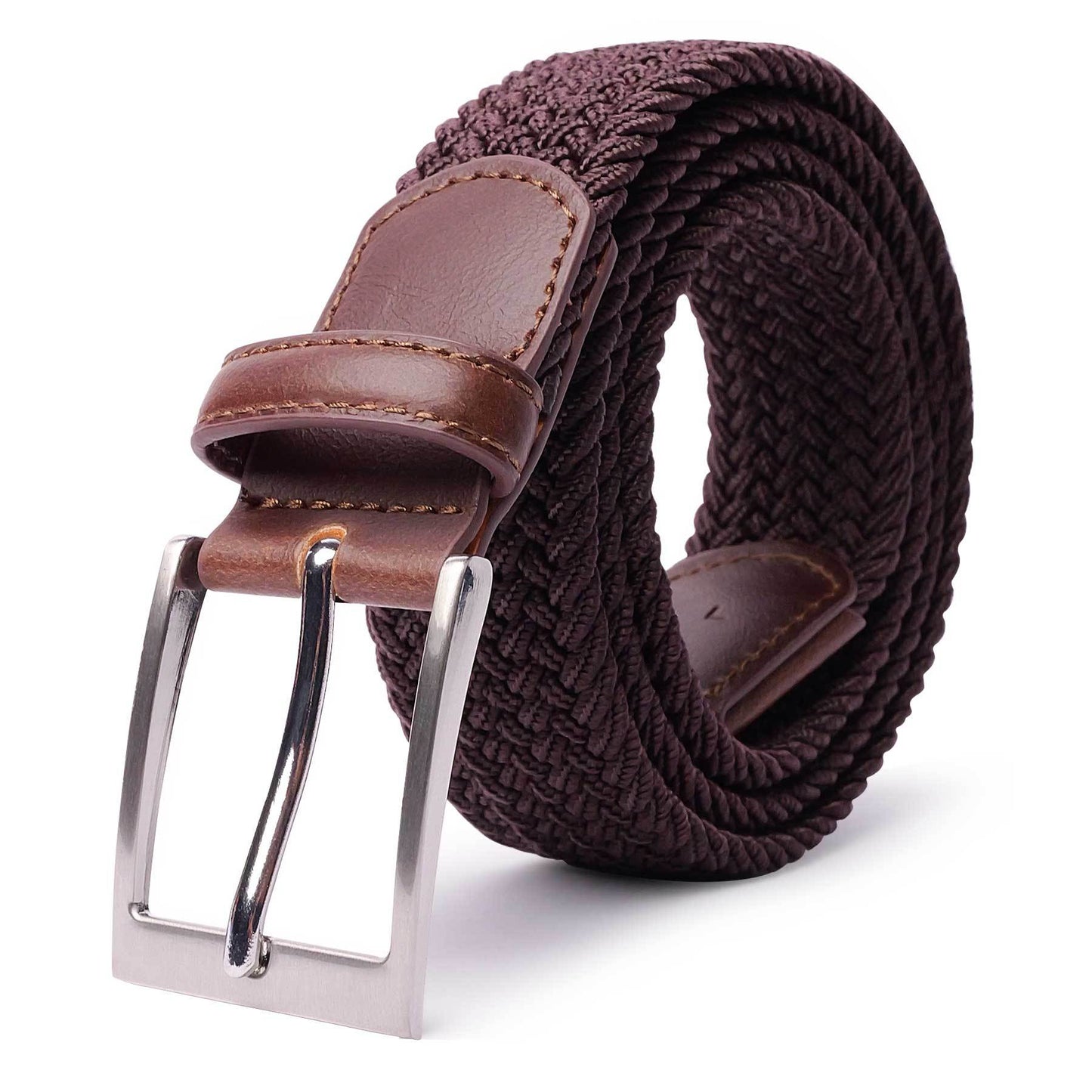 Woven Stretch Belts Made of Braided Elastic for Men And Women, Suitable for Casual Pants, Jeans, And Golf Shirts NovaCart