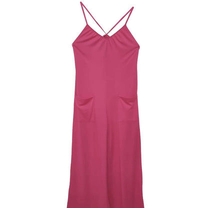 Women's New Cross Backless Wide Leg Camisole Skirt Jumpsuit FitiqueFit
